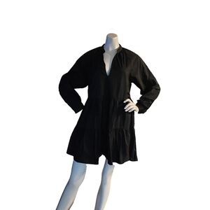 ZARA DROP WAIST TIERED DRESS SIZE SMALL